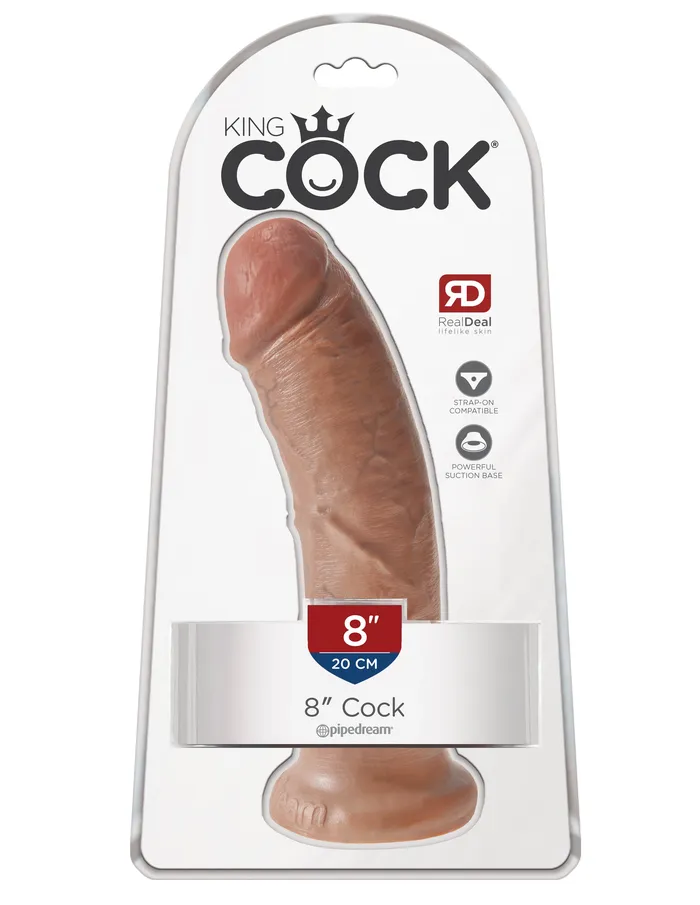 Pipedream Dildos King Cock 8 Inch Cock Tan Pipedream Dildos King Cock 8 Inch Cock Tan