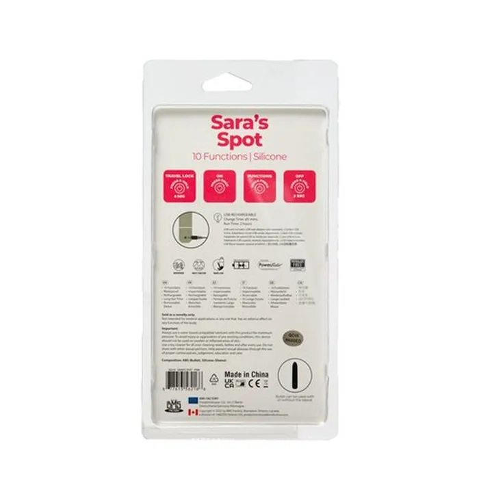 PowerBullet Power Bullet Saras Spot Vibrator Pink Vibrators