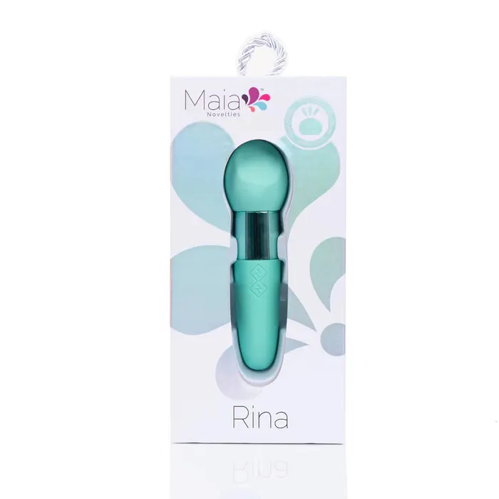 Rina Rechargeable Dual Motor Silicone 15 Function Vibrator Green Maia Toys Female Sex Toys Rina Rechargeable Dual Motor Silicone 15 Function Vibrator Green Maia Toys Female Sex Toys