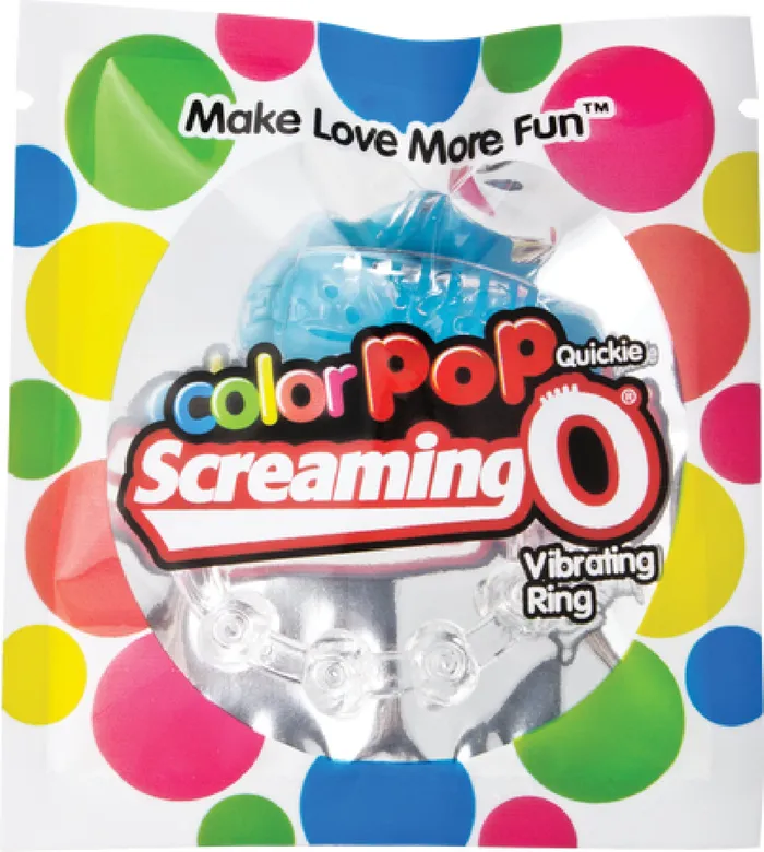 Screaming O ColorPoP Quickie Screaming O Blue Vibrators