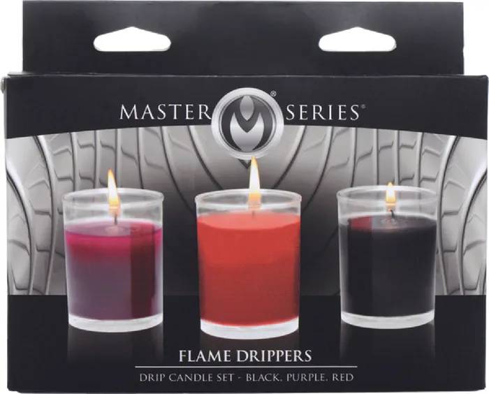 Xr Brands Anal Flame Drippers Candle Set Designed For Wax Play